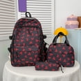 thumbnail image 7 of WAYUTE Kids Backpack Fashion Lightweight Bow Print 3 Pcs Backpack Set Pencil Lunch Bag for Back to School Daily Use Bookbag Casual School Activities, 7 of 7