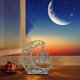 thumbnail image 3 of Wood Decoration EID Craft Moon For Home Desktop Tabletop Centerpiece Ornaments Middle East Festival, 3 of 5