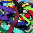 thumbnail image 5 of Thick Flat 3/4" Wide Shoelaces Solid Color for All Shoe Types, 5 of 5