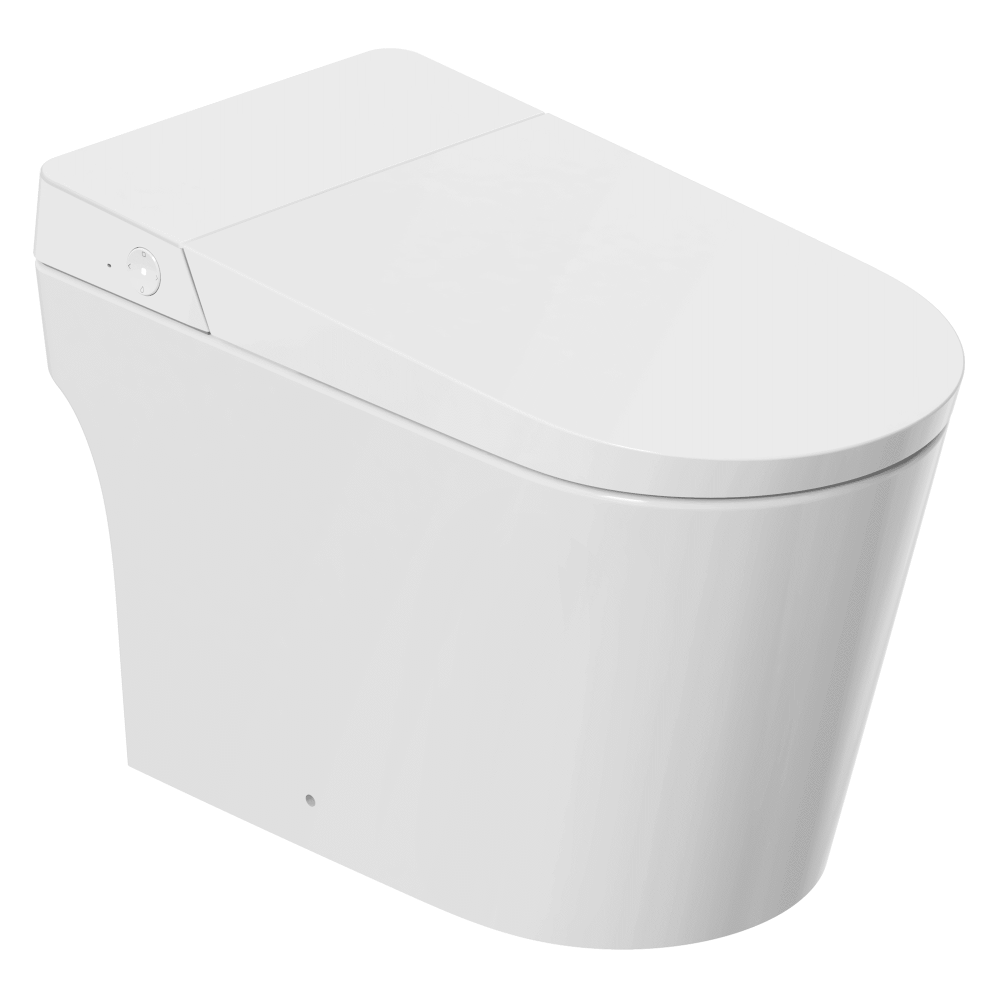 Fine Fixtures Modern One Piece Smart Toilet and bidet Elongated, Tankless, Touchless Toilet