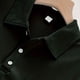 thumbnail image 4 of Ceisia Men's Slim Fit Short Sleeve Polo Shirt Solid Color Vertical Stripe Knit with Chest Pocket Army Green S Gifts, 4 of 6