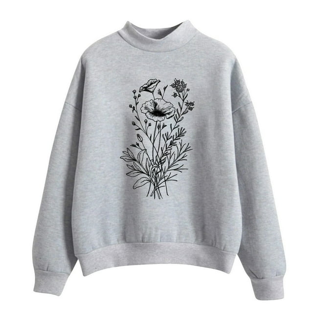 Sweatshirts à Col Rond pour Femmes, Coupe Ample Décontractée, Pulls Confortables, Tenues de Mode Automne 2023