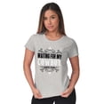 thumbnail image 3 of Country Strong Waiting For My Cowboy Womens Slim Fit Graphic Tee Brisco Brands X, 3 of 5