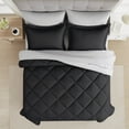 thumbnail image 2 of Modern Threads Bed In a Bag 7-Piece Black Comforter Set, Queen, 2 of 4