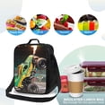 thumbnail image 4 of Monster Trucks-Ja-m Lunch Bags Tote Shoulder Bag Insulated Lunch Box Picnic Beach Work, 4 of 9