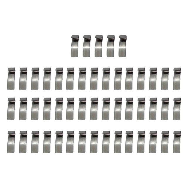 sweethay 50 piezas de Clips Z de vidrio, hebillas de jardinería, abrazaderas fijas de panel de estructura de actualización ajustable que Jardín y Patio