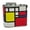 A, variant on LUXRISEON Tinplate Vintage Sealing Canister Coffee Storage Jar Kitchen Accessories