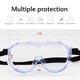 thumbnail image 3 of Gafas de seguridad JShteea antivaho Lente Transparente ajustable a impactos, 3 of 9