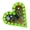 White hair green lig, variant on Jesscasday Analog Circuit Kit Heart Shape LED No Programming Required DIY Breathing Light