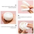 thumbnail image 2 of Miangastore 1 Set Makeup Powder Box Loose Powder Container with Powder Puff (White), 2 of 9