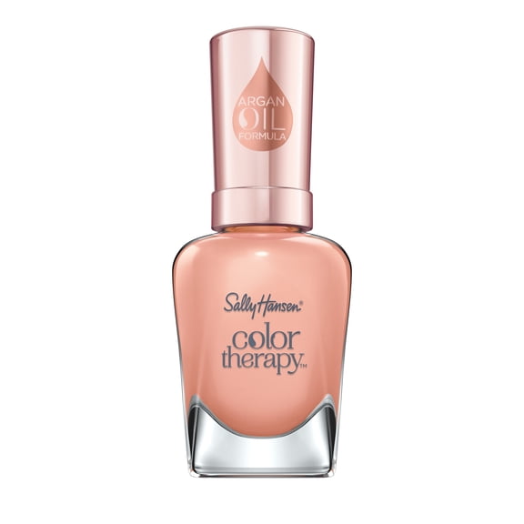 Sally Hansen Color Therapy Nail Color, Couple's Massage, 0.5 oz, Color Nail Polish, Nail Polish, Nail Polish Colors, Restorative, Argan Oil Formula, Instantly Moisturizes