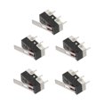 thumbnail image 4 of LOLIPPYY 5 Pcs Long Hinge Lever Switch Black for Audio Devices, 4 of 8
