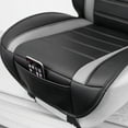 thumbnail image 3 of FH Group, Neoblend Leather Seat Front Bucket Cushion Pad Black w/Silicone Dash Pad, 3 of 7