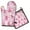 Pink Christmas Tree, variant on Pink Christmas Tree Kitchen Oven Mitt and Pot Holder Sets 2 Pcs for Baking, Cooking and Grilling, Heat Resistant Up To 392 °F