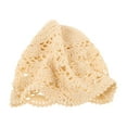 thumbnail image 4 of Qiysamall Lightweight Crochet Beanie Hat with Hollow Out Design, Breathable Turban Cap for Stylish and Comfortable Headwear, 4 of 10