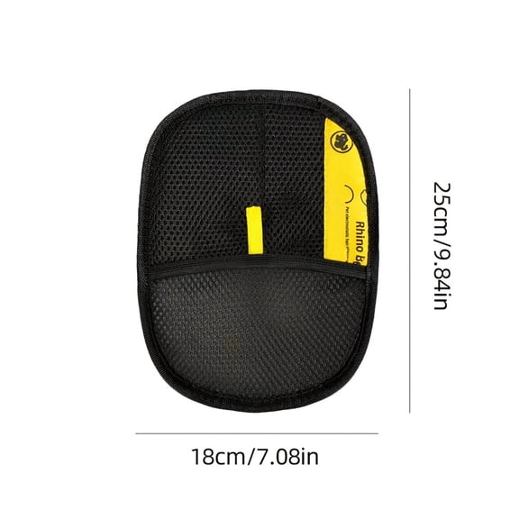 Upgraded Large Pet Electrostatic Hair Removal Gloves - Black Polypropylene Cat Grooming Gloves with Yellow Trim, Effective Pet Hair and Mite Removal, Essential Tools for Cats and Dogs