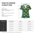 thumbnail image 5 of Naloa Tropical Fruit Print T-Shirts Short Sleeve V Neck Tees for Women Fashion Tops Trendy Lightweight Soft Casual Summer Outfits Clothes, 5 of 5