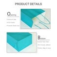 thumbnail image 4 of AZOWA Gift Bags Mini Kraft Paper Bags with Handles (4.7 x 2.4 x 6 in, Teal, 25 Pcs), 4 of 7