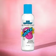 Smack Blue Raspberry Scented Warming & Lickable Massage Oil by Little Genie - 2oz