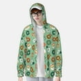 thumbnail image 4 of Easygdp Christmas Donuts Lightweight Long Sleeve Sun Shirt Sports long-Sleeved Sun Protective Clothing, Quick Drying Breathable - Medium, 4 of 9