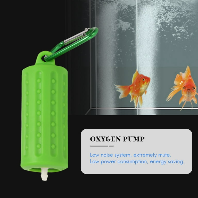 Mini USB Aquarium Luftpumpe Luftstenslange Grøn 0107