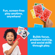 Bee Street Color Slap – Slap The Matches To Win. A Simple Card Game for Kids – Includes 36 Cards