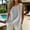 White, variant on Linen Tank Tops for Women, Summer Casual Comfy Linen Shirts Round-Neck Breathable Tank Top for Women Sleeveless Summer Clothing for Vacation, Beige L