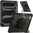 thumbnail image 2 of XYX For iPad Pro 11 inch Case (2025 M5/2024 M4), 360 Rotating Hand Grip, Shoulder Strap, Heavy Duty Drop Protection, Black, 2 of 7