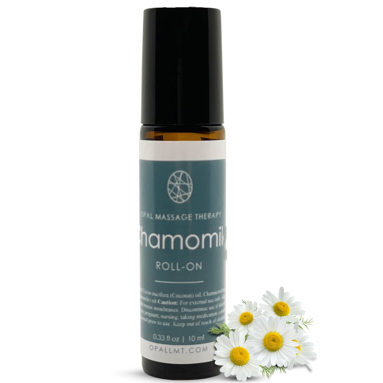 Premium Roman Chamomile Essential Oil Roll On Opal Massage Therapy