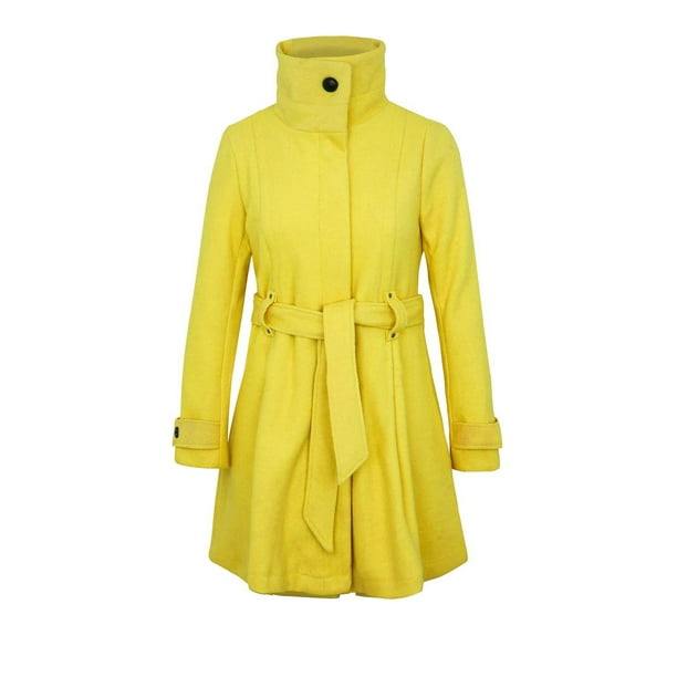 ABRIGO ADHARA. amarillo Mediana