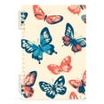 thumbnail image 7 of FORMRS 1-Subject Spiral Notebook 8" x 5" College Ruled 60 Refillable Sheet, 2 Pack, Green Butterflies, 7 of 7
