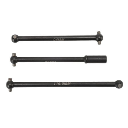 Kodrily RC Crawler Drive Shaft For RC, Upgrade Accessories Metal Drive Shafts Set 2pcs Silver 1 16 Car Driveshaft Compatible With Wpl 1 16 Scale Rc Military Truck 2 36 X 0 31inch
