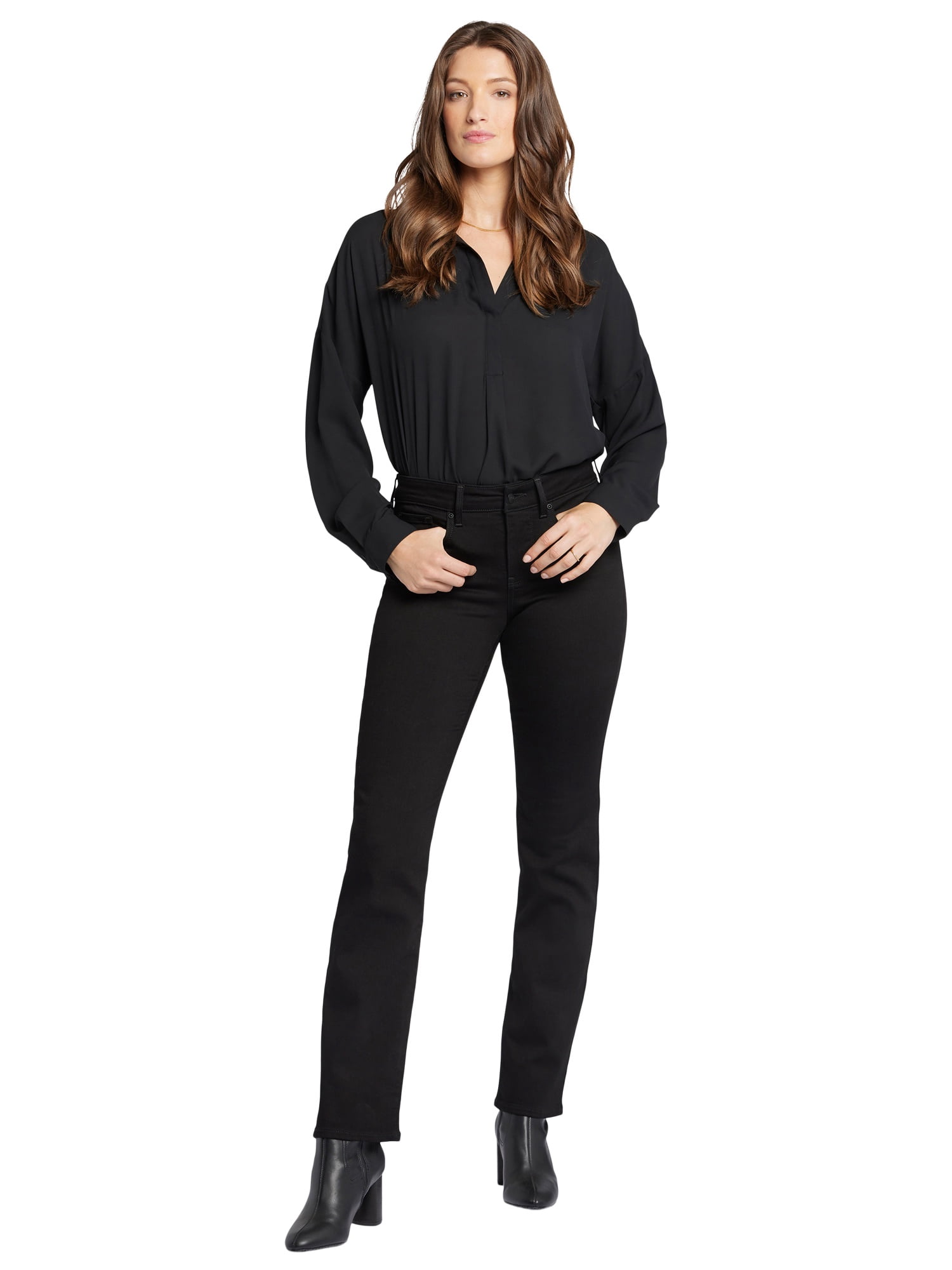 NYDJ Women’s, Women’s Petite, and Women’s Plus Marilyn Straight Jean, Sizes 2-24, featuring Lift Tuck® Technology