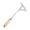 White, variant on FENGGHAO 13.4 Inch Stainless Steel Crack Weeder Tool with Wood Handle L-Shaped Weed Puller for Garden Yard Patio Sidewalk Paving