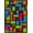 Multicolor, Pattern 15, variant on ODIKA 8'x10' Washable Area Rug Durable, Non-Slip Retro 80S Geometric Bold Memphis Squiggle Interlocking Funky Flowing Dynamic for Living Room, Under Sectional, Family