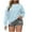 Light Blue, variant on Sweatshirt for Women Crewneck Pullover Solid Color Oversized 2025 Sweatshirt Casual Long Sleeve Sweatshirt Fall Outfits
