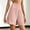 Pink, variant on IUYRTFE Women High Waist Yoga Shorts with Pockets Stretch Elastic Waist Workout Bottoms for Gym Running