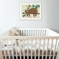thumbnail image 2 of TrendyDecor4U Hanging Sloth II By Bernadette Deming Framed Print BER1316-712W, 2 of 4