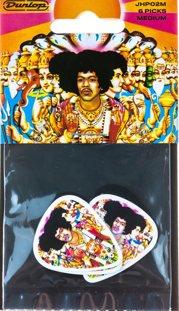 Dunlop Jimi Hendrix Guitar Picks Axis Bold as Love Medium 12-Picks