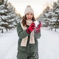 thumbnail image 6 of Yacht & Smith Value Pack of Unisex Warm Winter Fleece Gloves, Many Colors,, 6 of 7