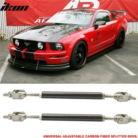 Bumper Support - Carbon Fiber Adjustable 5.5-8 Inch Bumper Chin Lip Diffuser Rod Splitter Support