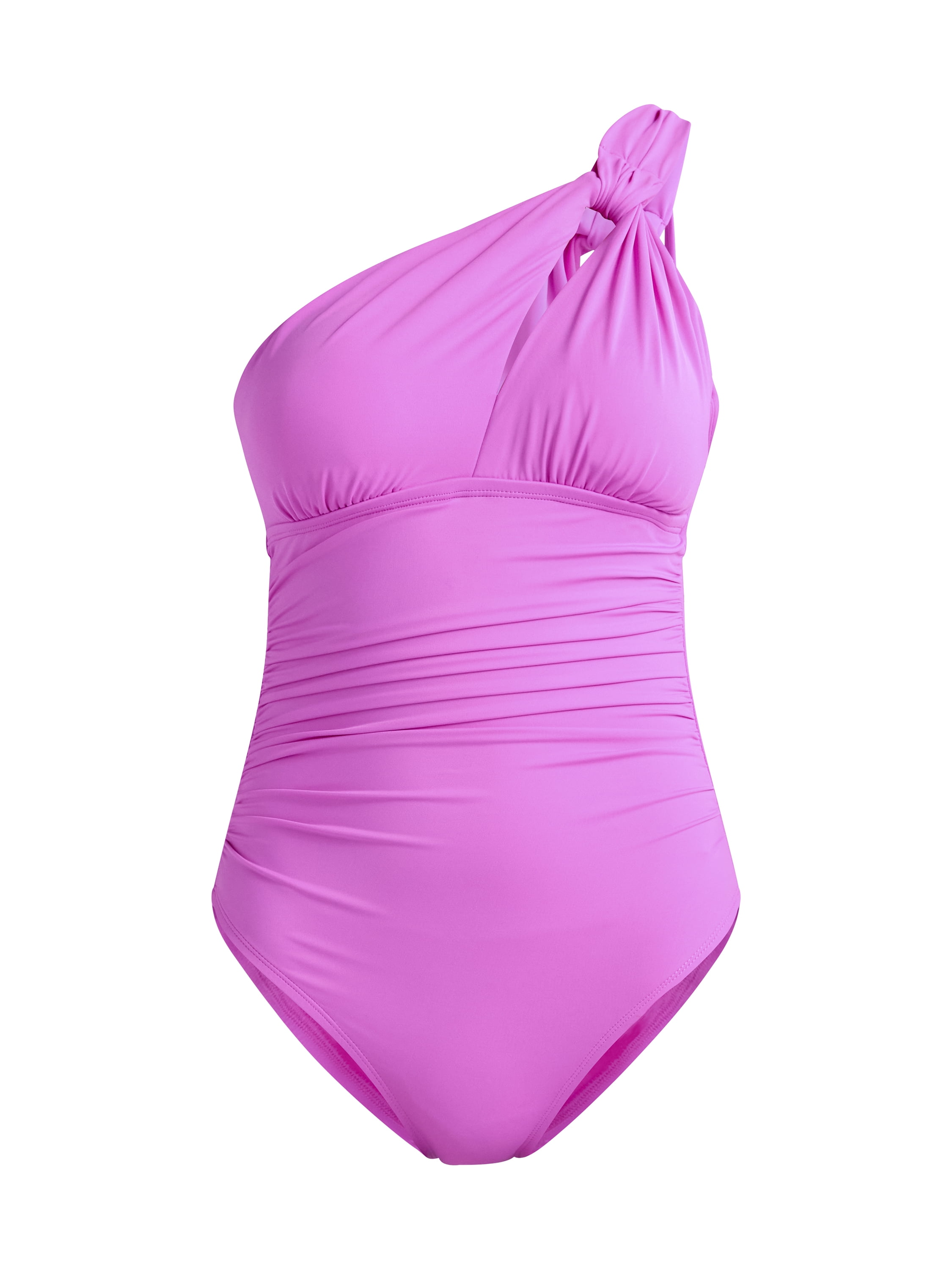 Sofia by Sofia Vergara Women's and Women's Plus One Shoulder Keyhole One Piece Swimsuit, Sizes XS-3X
