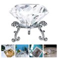 thumbnail image 3 of MasteelfCA 1Set Crystal Diamond Paperweight with Stand Crystal Diamond Decor Wedding Table Decor, 3 of 8
