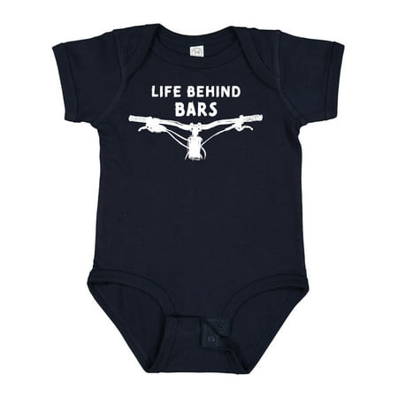 

Inktastic Life Behind Bars Mountain Bike Gift Baby Boy or Baby Girl Bodysuit