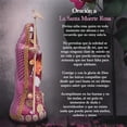 thumbnail image 3 of Santa Muerte Rosa Amor Armonía Vestida 24cm + Biblia, 3 of 10