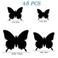 thumbnail image 6 of 48 PCS Butterfly Room Decor, Home Wall Decor Fridge Magnets, 3D Butterflies Stickers for Party Decorations, Gold, 6 of 7
