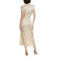thumbnail image 2 of Vince Camuto womens  Jacquard Satin Midi Dress, s, White, 2 of 3