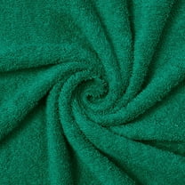 500 GSM Hypoallergenic Cotton Terry Cloth 46” Fabric By The Yard - Hunter Green (10 Yards)