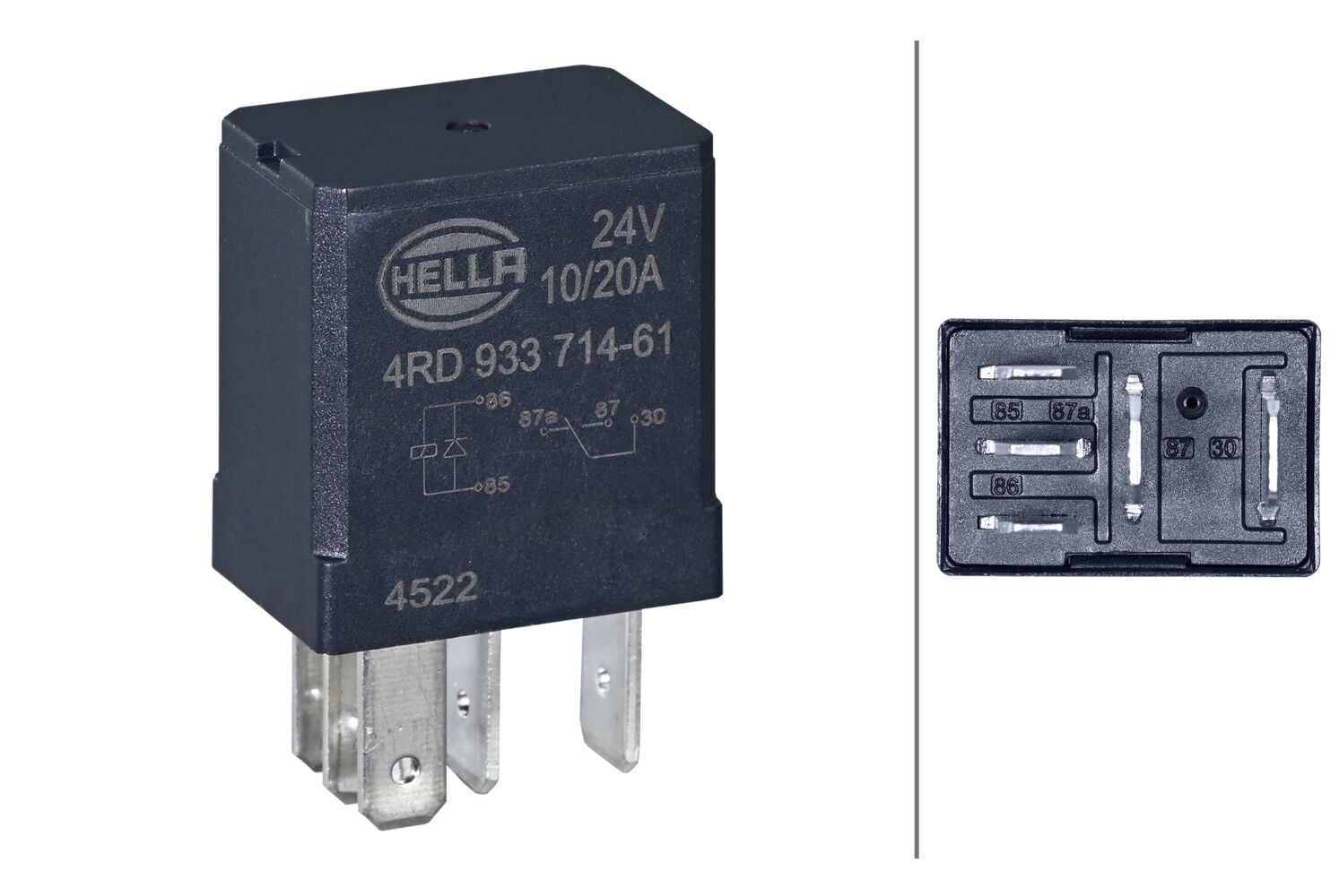 Hella 933714611 Accessory Power Relay