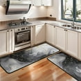 thumbnail image 3 of Kitchen Rugs Sets Of 2,Black White Gold Marble Pattern Anti Fatigue Kitchen Mat Rugs Non Slip Washable,Decorative Kitchen Floor Mats for Kitchen,Sink,Laundry,17"x47"+17"x47", 3 of 5